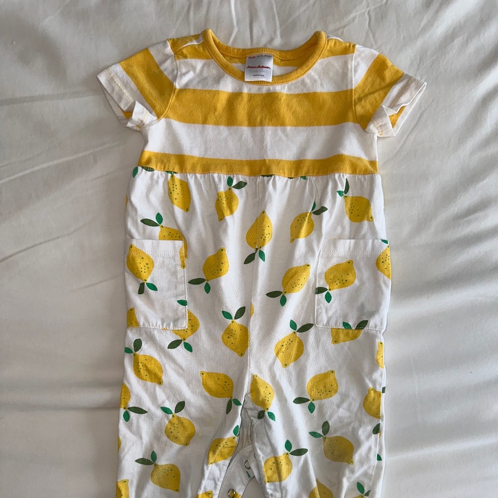 Hannah Andersson Lemon Romper
